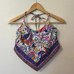 Trina Turk Halter Scarf Style Bikini Top - NWT - Size 4